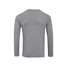 Premier Férfi póló Premier PR218 Felhajtott Ujjú póló -3XL, Grey Marl