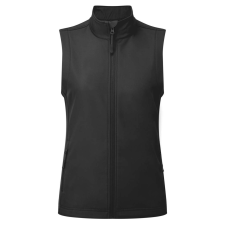 Premier karcsusított Női softshell mellény PR816, Black női mellény