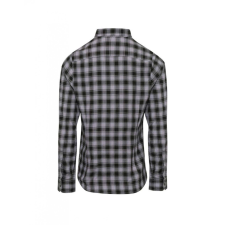 Premier Női blúz Premier PR350 Mulligan&#039; Check - Women&#039;S Long Sleeve Cotton Shirt -2XL, Steel/Black blúz