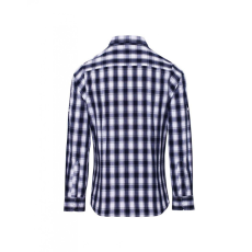 Premier Női blúz Premier PR350 Mulligan' Check - Women'S Long Sleeve Cotton Shirt -2XL, White/Navy