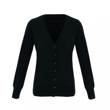 Premier Női Premier PR402 Essential&#039; Acrylic Women&#039;S Cardigan -XL, Black női pulóver, kardigán