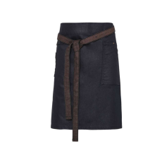 Premier PR135 'DIVISION' WAXED LOOK DENIM WAIST APRON U