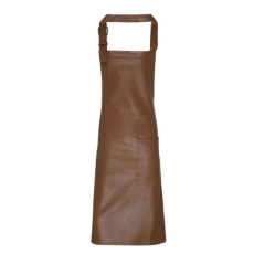 Premier PR139 FAUX LEATHER BIB APRON U