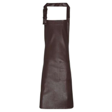 Premier PR139 FAUX LEATHER BIB APRON U munkaruha