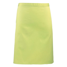 Premier PR151 COLOURS félhosszú kötény, 90 cm hosszú megkötő pántokkal Premier, Lime-U lakástextília