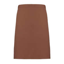 Premier PR151 COLOURS félhosszú kötény, 90 cm hosszú megkötő pántokkal Premier, Mocha-U lakástextília