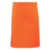Premier PR151 COLOURS félhosszú kötény, 90 cm hosszú megkötő pántokkal Premier, Orange-U