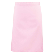 Premier PR151 COLOURS félhosszú kötény, 90 cm hosszú megkötő pántokkal Premier, Pink-U lakástextília