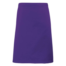 Premier PR151 COLOURS félhosszú kötény, 90 cm hosszú megkötő pántokkal Premier, Purple-U lakástextília