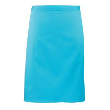 Premier PR151 COLOURS félhosszú kötény, 90 cm hosszú megkötő pántokkal Premier, Turquoise-U lakástextília