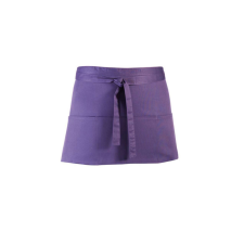 Premier PR155 COLOURS rövid pultos kötény három tabletbarát zsebbel Premier, Purple-U lakástextília