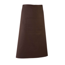 Premier PR158 COLOURS derekas hosszú bisztró kötény tablet kompatibilis zsebbel Premier, Brown-U lakástextília