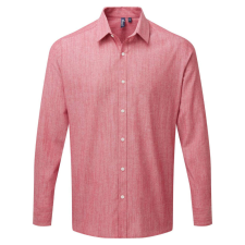 Premier PR245 MEN&#039;S COTTON SLUB CHAMBRAY LONG SLEEVE SHIRT L munkaruha