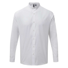 Premier PR258 BANDED COLLAR &#039;GRANDAD&#039; LONG SLEEVE SHIRT 3XL munkaruha