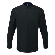 Premier PR258 BANDED COLLAR 'GRANDAD' LONG SLEEVE SHIRT S