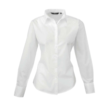 Premier PR300 WOMEN'S LONG SLEEVE POPLIN BLOUSE S munkaruha