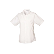 Premier PR302 WOMEN&#039;S SHORT SLEEVE POPLIN BLOUSE XL munkaruha