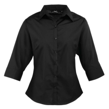 Premier PR305 WOMEN&#039;S POPLIN 3/4 SLEEVE BLOUSE 6XL munkaruha