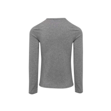 Premier PR318 Női gombos nyakú felgombolható hosszú ujjú sztreccspóló Premier, Grey Marl-XL