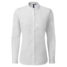 Premier PR358 WOMEN’S BANDED COLLAR &#039;GRANDAD&#039; SHIRT L munkaruha
