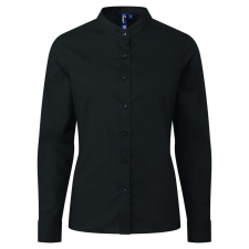 Premier PR358 WOMEN’S BANDED COLLAR &#039;GRANDAD&#039; SHIRT XS munkaruha