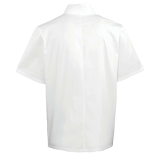 Premier PR664 CHEF&#039;S SHORT SLEEVE STUD JACKET XL munkaruha