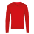 Premier PR694 V-nyakú finom kötésű férfi pulóver Premier, Red-S
