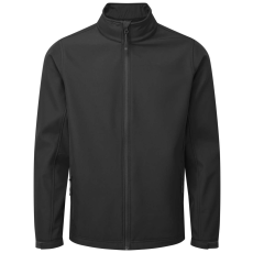 Premier PR810 férfi softshell galléros dzseki elől végig cipzárral Premier, Black-2XL
