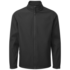 Premier PR810 férfi softshell galléros dzseki elől végig cipzárral Premier, Black-4XL női dzseki, kabát