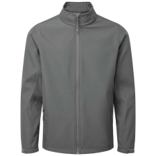 Premier PR810 férfi softshell galléros dzseki elől végig cipzárral Premier, Dark Grey-4XL női dzseki, kabát