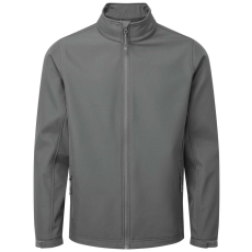Premier PR810 férfi softshell galléros dzseki elől végig cipzárral Premier, Dark Grey-S