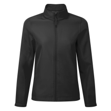 Premier PR812 karcsusított Női softshell dzseki elől végig cipzárral Premier, Black-XL