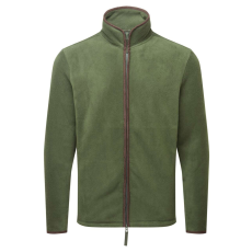 Premier PR823 ARTISAN férfi cipzáras polár pulóver Premier, Moss Green/Brown-S