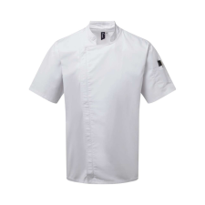 Premier PR906 CHEF'S ZIP-CLOSE SHORT SLEEVE JACKET XL munkaruha