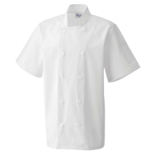 Premier Uniszex kabát Premier PR656 Short Sleeve Chef&#039;S Jacket -4XL, White női dzseki, kabát