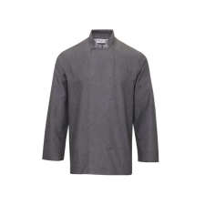 Premier Uniszex kabát Premier PR660 Chef&#039;S Denim Jacket -L, Grey Denim női dzseki, kabát