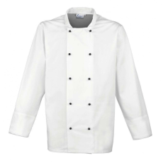 Premier Uniszex kabát Premier PR661 ‘Cuisine' Long Sleeve Chef’S Jacket -2XL, White