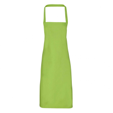 Premier Uniszex kötény Premier PR102 100% Cotton Bib Apron -Egy méret, Lime női ruházati kiegészítő