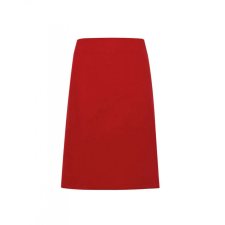 Premier Uniszex kötény Premier PR131 Calibre&#039; Heavy Cotton Canvas Waist Apron -Egy méret, Red női ruházati kiegészítő