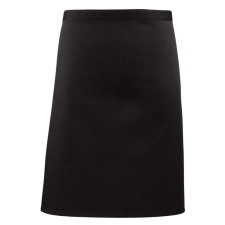 Premier Uniszex kötény Premier PR151 Colours Collection’ Mid Length Apron -Egy méret, Black női ruházati kiegészítő