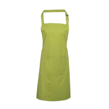 Premier Uniszex kötény Premier PR154 ‘Colours’ Bib Apron With pocket -Egy méret, Oasis Green női ruházati kiegészítő