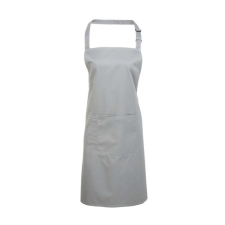 Premier Uniszex kötény Premier PR154 ‘Colours’ Bib Apron With pocket -Egy méret, Silver női ruházati kiegészítő