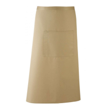 Premier Uniszex kötény Premier PR158 Colours Collection’ Bar Apron With pocket -Egy méret, Khaki női ruházati kiegészítő