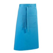 Premier Uniszex kötény Premier PR158 Colours Collection’ Bar Apron With pocket -Egy méret, Turquoise női ruházati kiegészítő