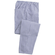 Premier Uniszex nadrág Premier PR552 Chef'S pull-On Trousers -2XL, Navy/White Check