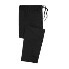 Premier Uniszex nadrág Premier PR554 Chef'S 'Slim Fit' Trousers -L, Black