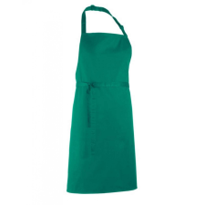 Premier Uniszex, női, férfi kötény, szakács, pincér Premier PR150 Colours Collection’ Bib Apron -Egy méret, Emerald lakástextília