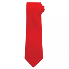 Premier Uniszex Premier PR700 plain Work Tie -Egy méret, Red
