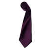 Premier Uniszex Premier PR750 Colours Collection' Satin Tie -Egy méret, Burgundy
