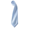 Premier Uniszex Premier PR750 Colours Collection' Satin Tie -Egy méret, Light Blue